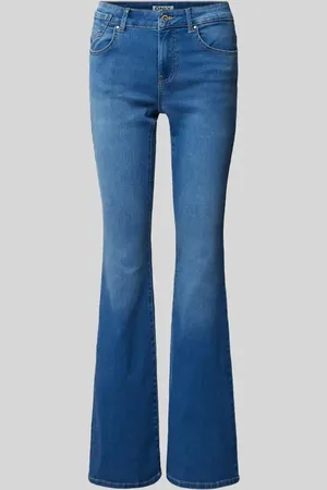 ONLY Regular Fit Bootcut-Jeans aus Baumwoll-Mix Modell 