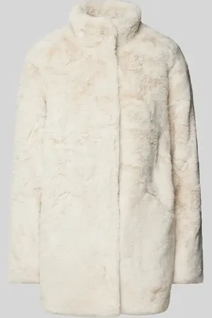 ONLY Regular Fit Webpelzmantel mit Stehkragen Modell 