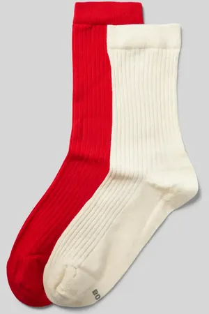 HUGO BOSS Socken mit Label-Print im 2er-Pack in , Größe 35-38