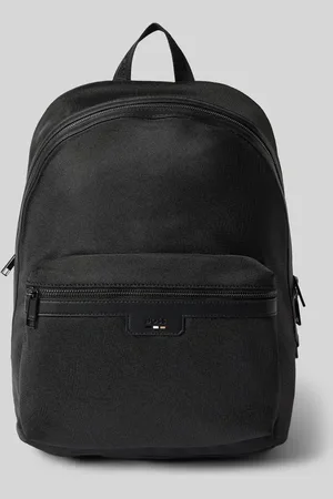 HUGO BOSS Rucksack mit Label-Badge Modell 