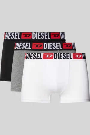 Diesel Trunks mit elastischem Logo-Bund im 3er-Pack in , Größe S