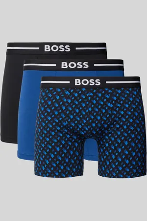 HUGO BOSS Trunks mit elastischem Label-Bund im 3er-Pack in , Größe S