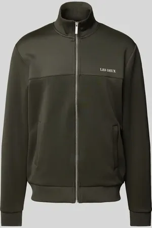 Les Deux Trainingsjacke mit Label-Print Modell 