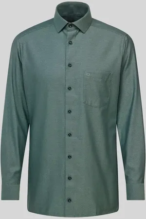 Olymp Regular Fit Business-Hemd mit Label-Stitching in , Größe 40
