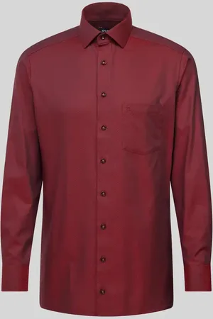 Olymp Regular Fit Business-Hemd mit Label-Stitching in , Größe 40