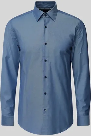 HUGO BOSS Slim Fit Business-Hemd mit Kentkragen Modell 