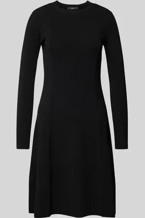Max Mara Knielanges Kleid mit Rundhalsausschnitt Modell 