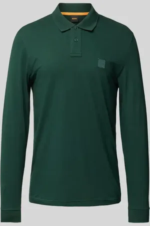 HUGO BOSS Slim Fit Poloshirt mit Label-Badge Modell 