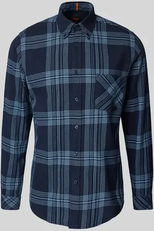 HUGO BOSS Regular Fit Freizeithemd mit Button-Down-Kragen Modell 