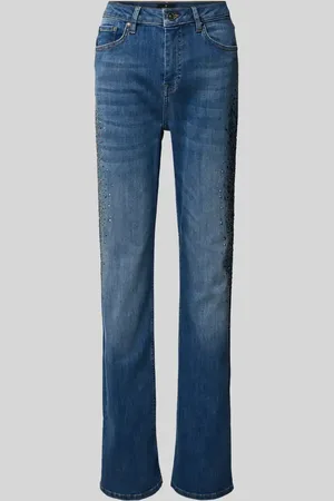 monari Straight Leg Jeans mit Nietenbesatz in , Größe 34