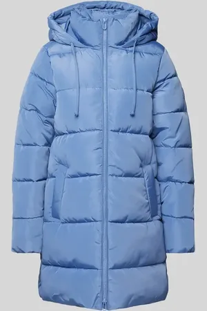TOM TAILOR Comfort Fit Steppmantel mit Kapuze und Stehkragen in , Größe M