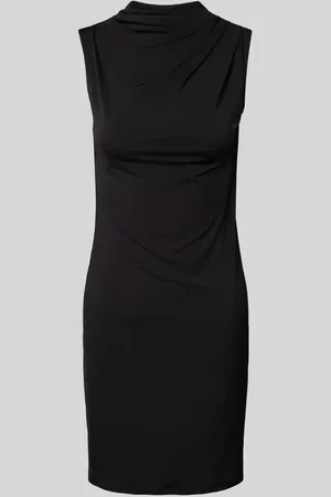 Pieces® Slim Fit Minikleid mit Stehkragen 