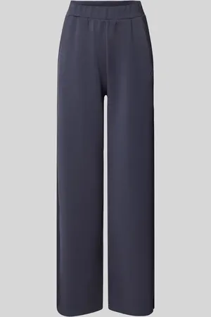 Calvin Klein Straight Leg Hose mit Label-Stitching in , Größe XS