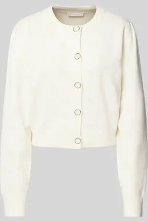 Guess Strickjacke mit gerippten Abschlüssen Modell 