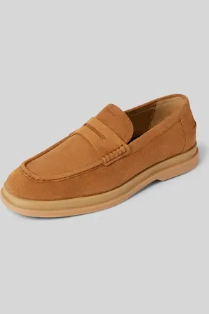 HUGO BOSS Lederloafers mit Label-Details Modell 
