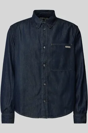 Calvin Klein Regular Fit Jeanshemd mit Label-Detail in , Größe XS