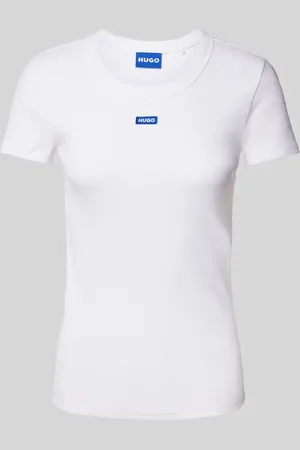 Hugo Blue T-Shirt mit Label-Detail in , Größe XS