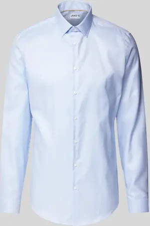 Jake*s Slim Fit Businesshemd mit extra langem Arm in Premiumqualität in , Größe 43/44