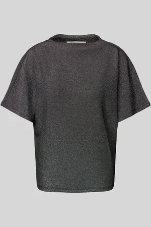 TOM TAILOR Regular Fit T-Shirt mit Effekt-Garn in , Größe XS