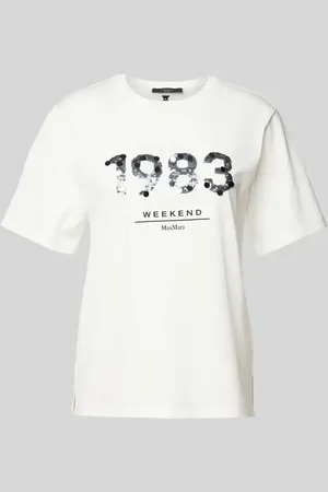 Max Mara Regular Fit T-Shirt aus reiner Baumwolle in , Größe XS
