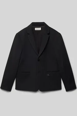 Calvin Klein Regular Fit Sakko aus Viskose-Mix mit Paspeltaschen in , Größe 152