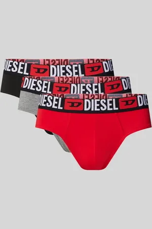 Diesel Slip mit elastischem Logo-Bund im 3er-Pack in , Größe S