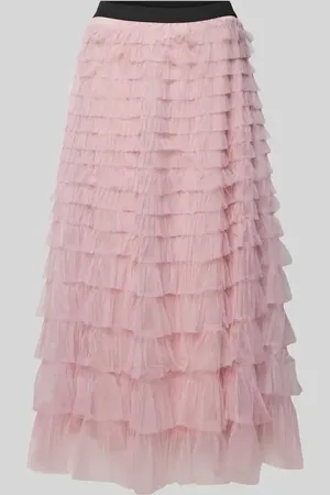 VERO MODA Maxi-Rock mit geschichteten Volants Modell 