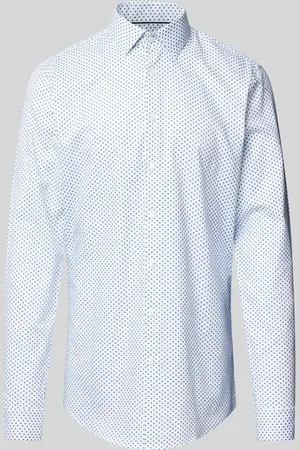 Jake*s Slim Fit Businesshemd mit extra langem Arm in , Größe 39/40