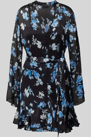 Guess Knielanges Kleid mit Bindegürtel Modell 