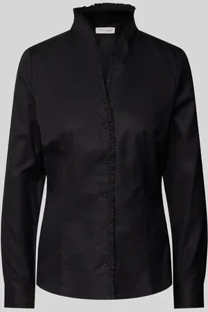 Christian Berg Regular Fit Bluse mit Stehkragen in , Größe 48