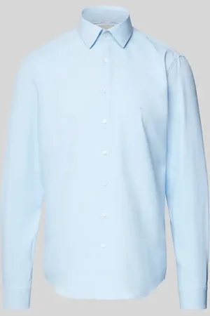 Calvin Klein Slim Fit Business-Hemd mit Label-Stitching Modell 
