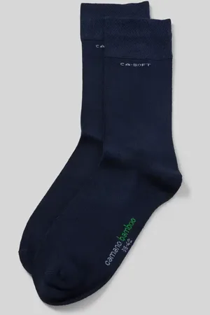 Camano Socken mit Label-Print im 2er-Pack in , Größe 39-42
