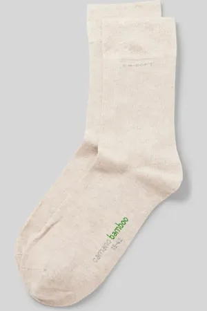 Camano Socken mit Label-Print im 2er-Pack in , Größe 39-42