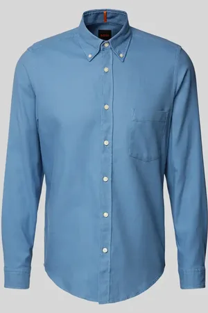 HUGO BOSS Regular Fit Freizeithemd mit Button-Down-Kragen Modell 
