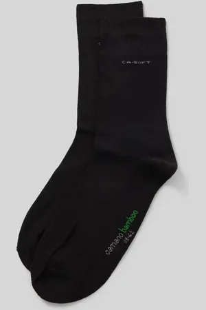 Camano Socken mit Label-Print im 2er-Pack in , Größe 39-42