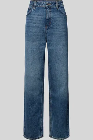 Hugo Blue Wide Leg Jeans im 5-Pocket-Design Modell 