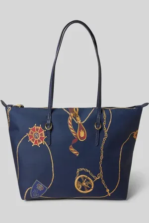 Ralph Lauren Handtasche mit Label-Applikation Modell 