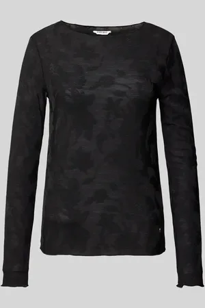 Zabaione Longsleeve mit U-Boot-Ausschnitt Modell 