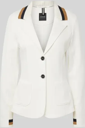 Marc Cain Slim Fit Blazer mit Kontraststreifen in , Größe 38