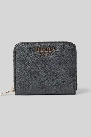 Guess Portemonnaie mit Label-Applikation Modell 