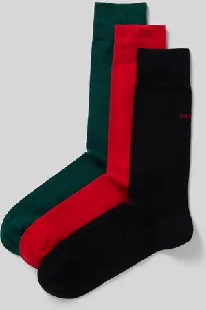 HUGO BOSS Socken mit Label-Stitching im 3er-Pack in , Größe 39-42