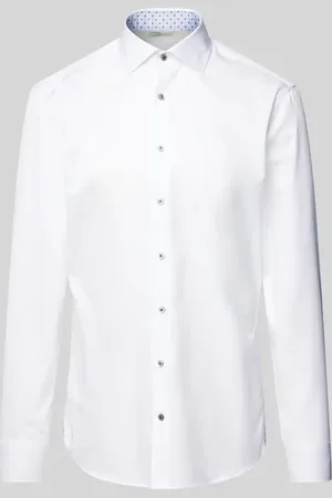 Stenströms Slim Fit Business-Hemd mit Knopfleiste in , Größe 41