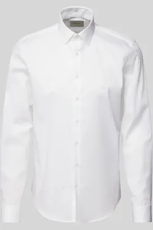 Calvin Klein Regular Fit Business-Hemd mit Kentkragen Modell 