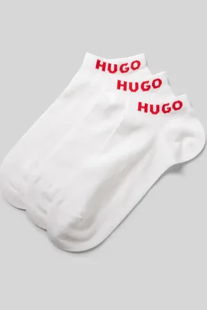 HUGO BOSS Socken mit Label-Print im 3er-Pack in , Größe 35-38