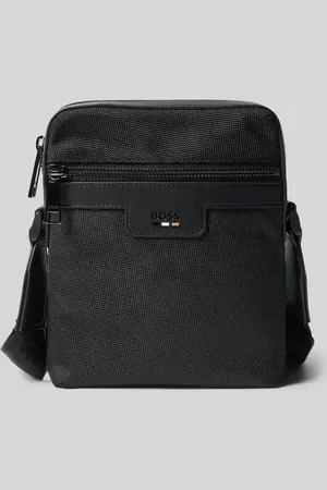 HUGO BOSS Umhängetasche mit Label-Badge Modell 