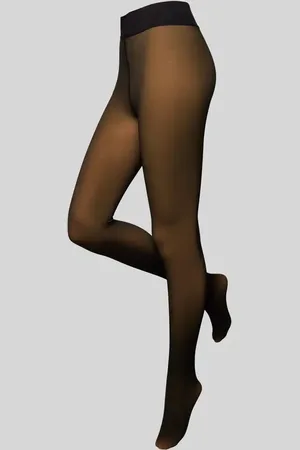 Camano Thermo-Strumpfhosen mit transparentem 20DEN-Look. in , Größe 42-44