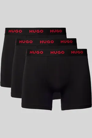 HUGO BOSS Trunks mit elastischem Label-Bund im 3er-Pack in , Größe S