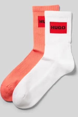 HUGO BOSS Socken mit Label-Print im 2er-Pack in , Größe 35-38