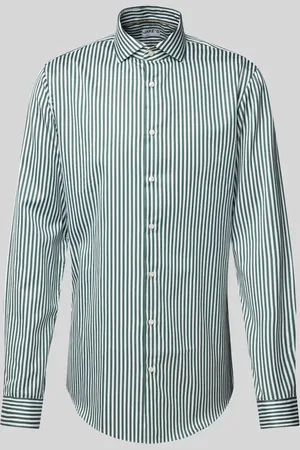 Jake*s Slim Fit Businesshemd in Premiumqualität mit extra langem Arm in , Größe 41/42