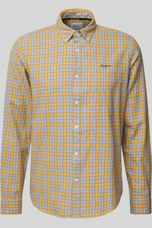 Pepe Jeans Regular Fit Freizeithemd mit Button-Down-Kragen Modell 
